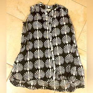 Anthropologie Porridge Black and White Cover Up